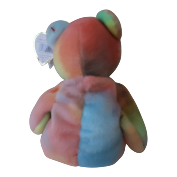 VTG TY Beanie Babies Peace Bears Lot of 2 1996 & 2003 Retired MWMT Tie-Dye Blue - Picture 10 of 11